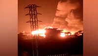 Watch: Massive fire at chemical factory in Telangana's Dundigal 