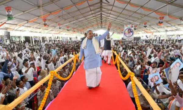 DK Shivakumar’s early exit casts shadowon Karnataka chief minister’s show of strength in Mysuru