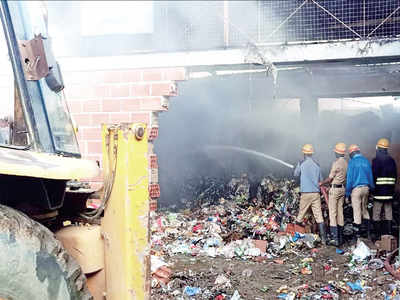 Five waste collection centres go up in flames