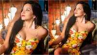 Bhojpuri diva Monalisa looks gorgeous as usual in this floral short dress 