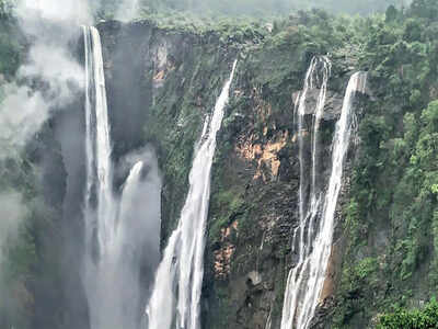 Now, enjoy Jog falls in the night