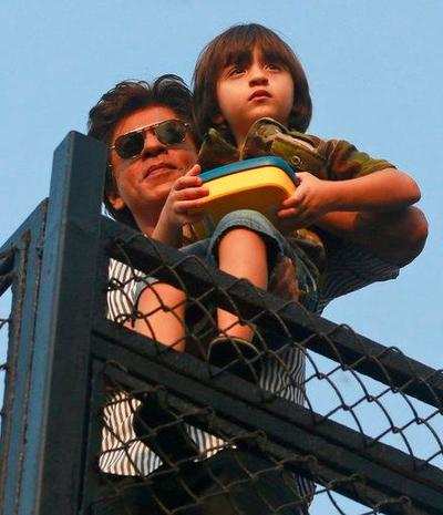 Here's how Shah Rukh Khan's munchkin AbRam wished Aryan and Suhana on Children's Day