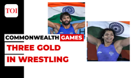 CWG: Wrestlers Bajrang, Sakshi, Deepak win gold 
