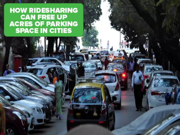 Ridesharing not just decongests traffic, but frees up parking space too