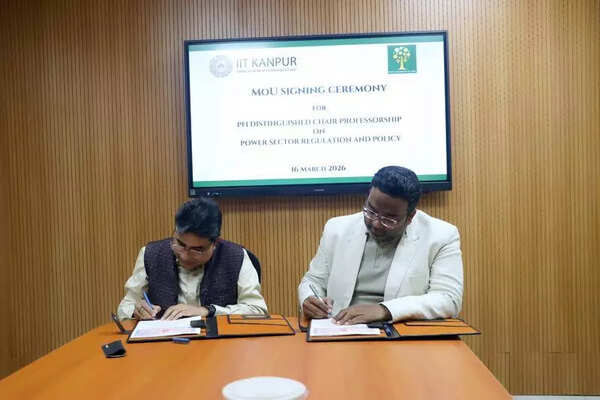 MoU inked to establish Chair on power sector at IIT-K