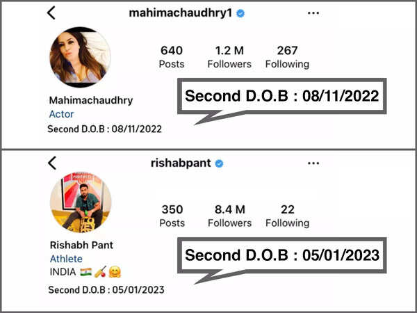 Rishabh Pant turns 5 months old & Mahima Chaudhry is 7 months old: The birth date twist that’s baffling netizens