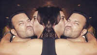 Viral pic of Sushant kissing Ankita's beau Vicky 