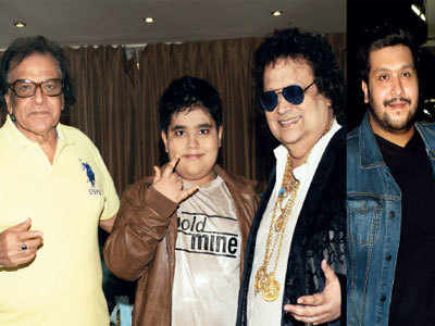 In a first, Bappi Lahiri collaborates with son and grandson on new projects