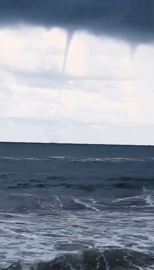 Waterspout formed off Jahania coast