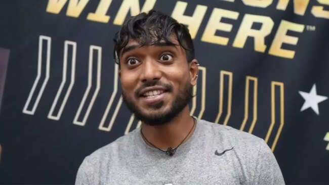 Sathyanathan breaks national record, wins gold at NCAA Indoor C'ships