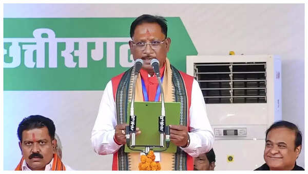 Chhattisgarh CM Vishnu Deo Sai’s wife, ‘super CM’ joke sparks BJP-Cong slugfest