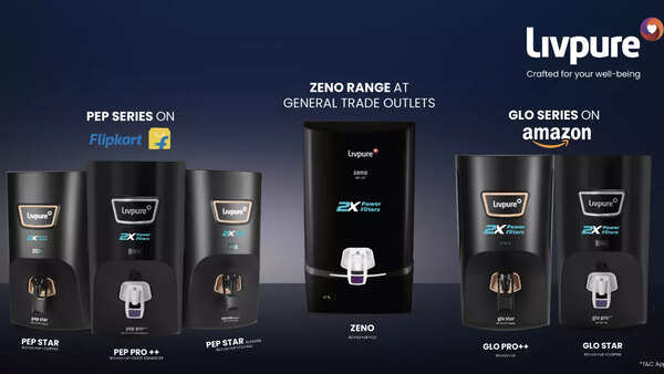 Livpure launches new range of water purifiers with power filters that can run for 2 years