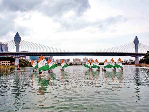 Sailing returns with a bang in Hyderabad after 2 years amid COVID-19 pandemic