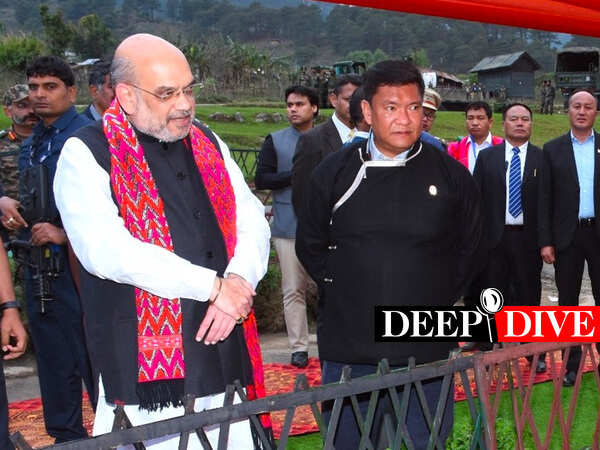 Why is India developing infra in villages in Arunachal Pradesh along China border?