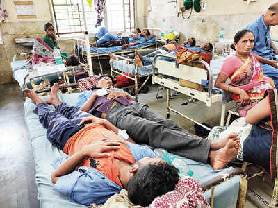 Dengue distress: 2 to a bed at Kalwa hospital