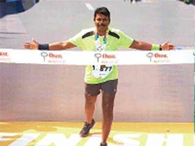 At almost 42, BMC officer nails Mission 42 km