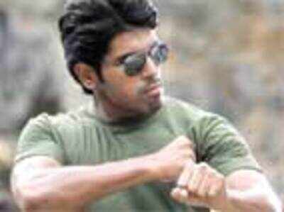 Allu Sirish emulates Bunny, sports 6-pack