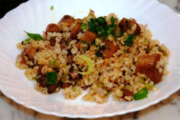 Healthy recipes: Peppery mushroom and brown rice bowl