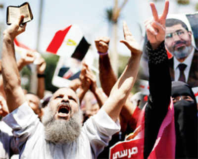 Three killed in Egypt as Islamists rally for Morsi