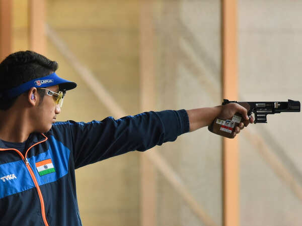 National Shooting Trials: Adarsh Singh bags gold in 25m centre fire too