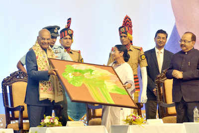 President Ram Nath Kovind on his maiden visit to Kolkata: Mamata Banerjee's painting gift will remain close to my heart