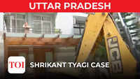 Noida administration demolishes illegal construction at Shrikant Tyagi’s residence 