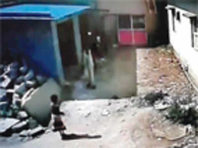 CCTV footage shows child with ‘murderer’