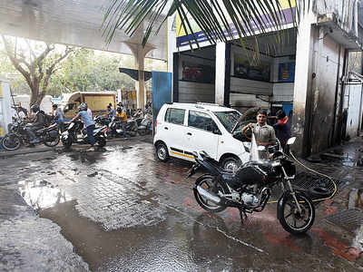 Petrol pumps can no longer offer wasteful car washes