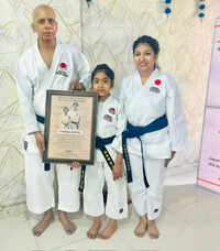 Raipur's 8-year-old among youngest black belts in Chhattisgarh