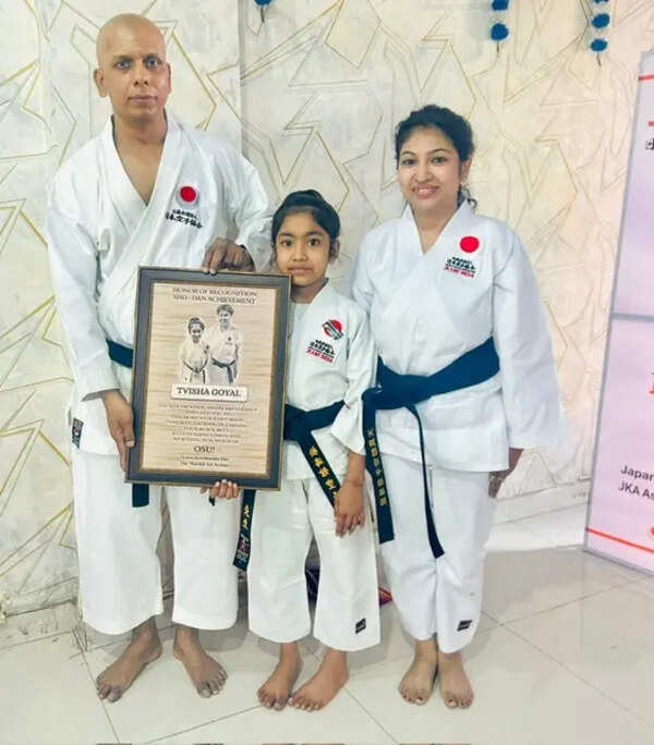 Raipur's 8-year-old among youngest black belts in Chhattisgarh