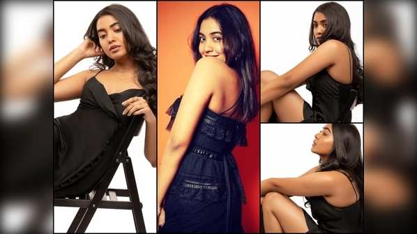 Rajasekhar’s younger daughter is a sight to behold in black. Eesha Rebba calls her ‘hottie’
