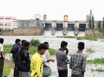 Karnataka: Farmers are all smiles as Krishnaraja Sagar Reservoir fills up
