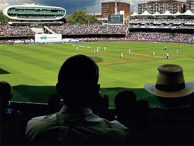 Down the hill at Lord’s