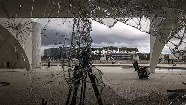 What drove a mass attack on Brazil's capital?