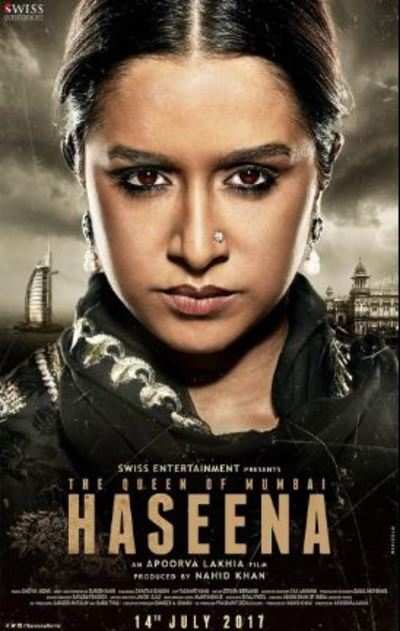 Haseena poster: Chirpy Shraddha Kapoor turns fierce as Dawood Ibrahim's sister