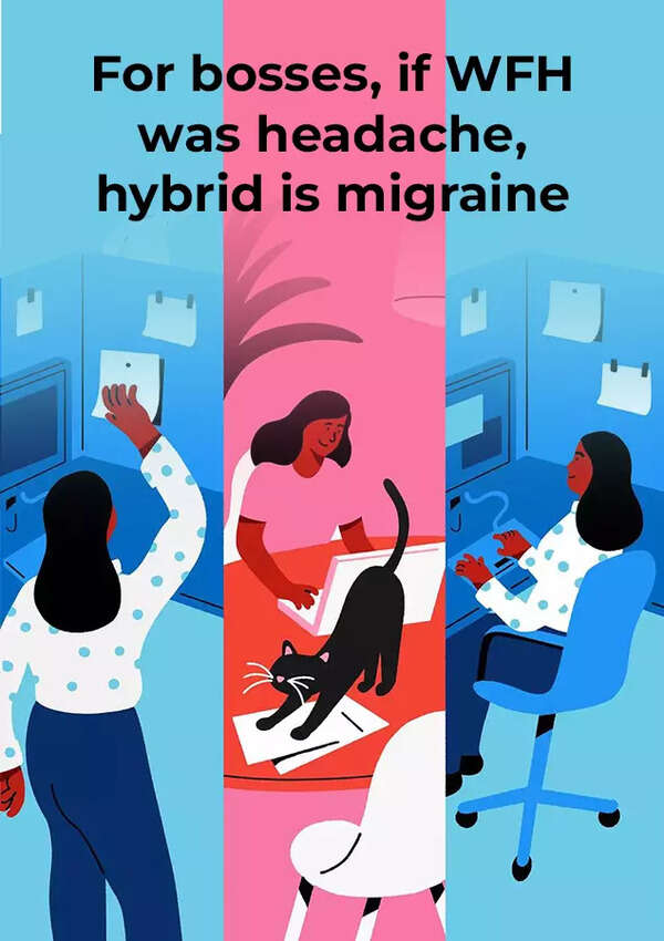 For bosses, if WFH was headache, hybrid is migraine