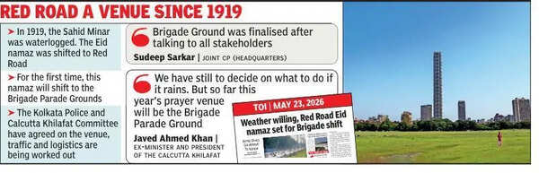 Khilafat agrees, Red Rd Eid namaz shifts to Brigade this year