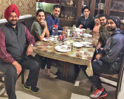 Taapsee Pannu, Angad Bedi's lunch date with Sandeep Singh