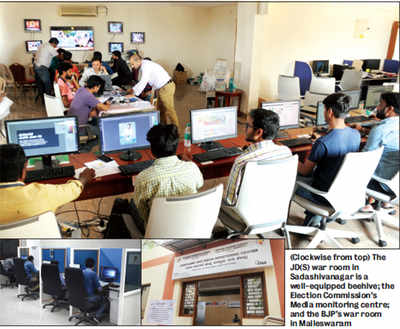 Parties are investing in hi-tech ‘war rooms’ to stir their poll pots