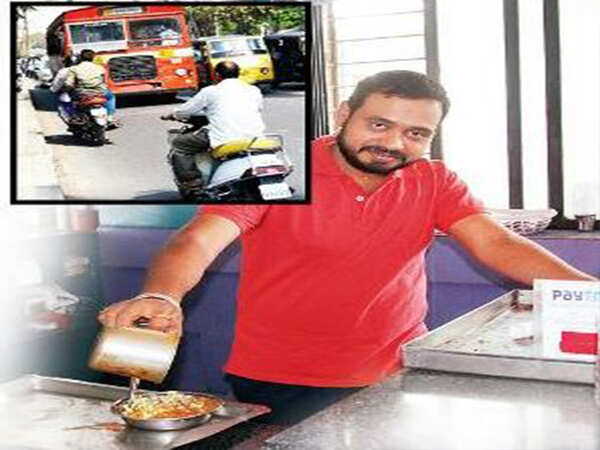 Misal pav vendor’s smart solution to traffic woes gets minister’s attention