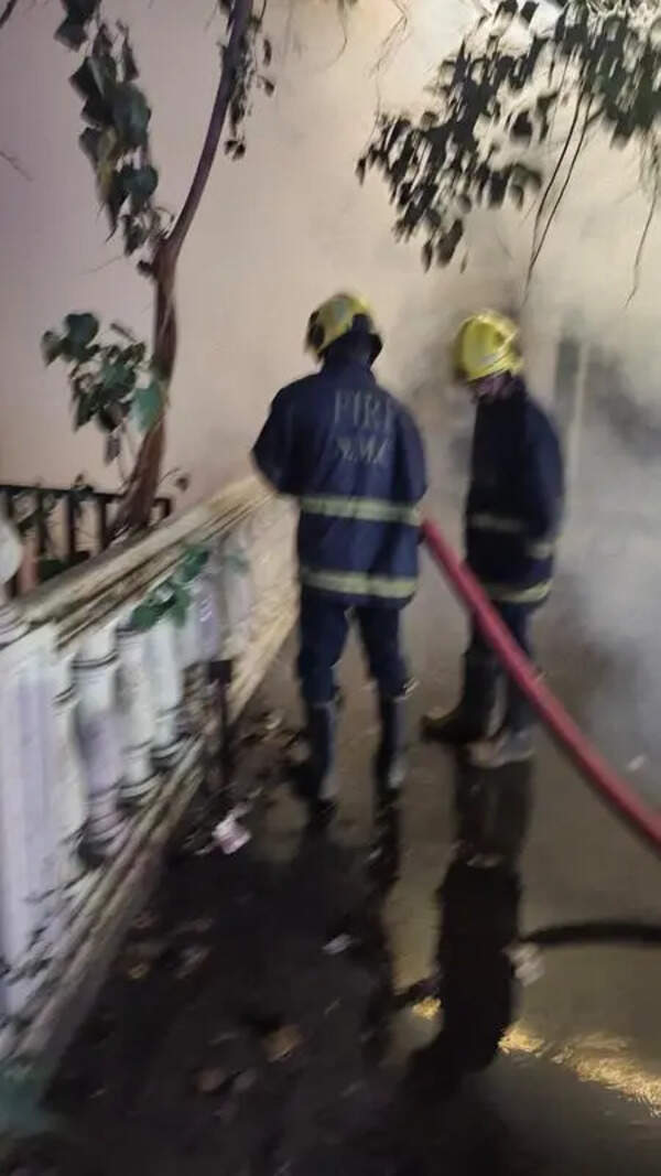 Fire wrecks Zero Mile DP, guts goods on footpath