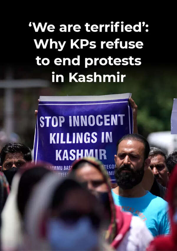 Pandits in Kashmir tell us why they are terrified and protesting