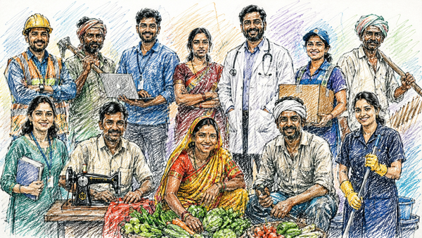 India’s job market decoded: Where Indians work, what they earn — Explained in charts