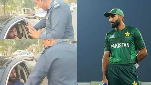 'Ek chakke ke kitne paise milte hain?': Pakistan cricketer's chat with police goes viral - WATCH