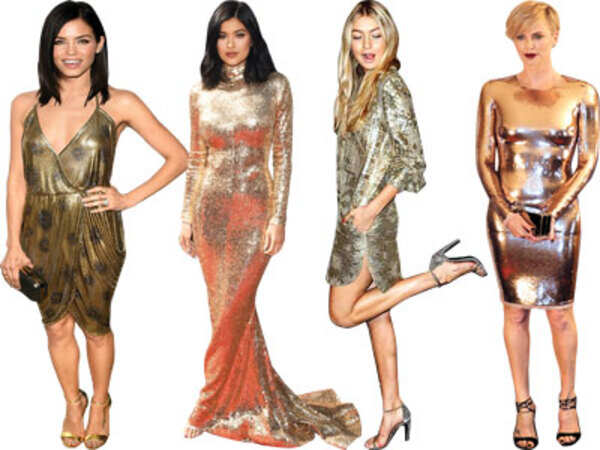 Gold on the red carpet