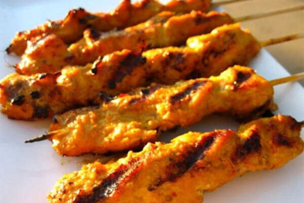 Recipe: Chicken satey with peanut sauce