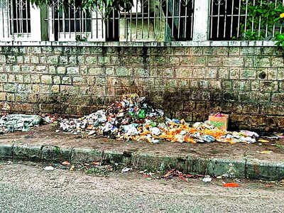 Blame the litterbugs in Shanthala Nagar