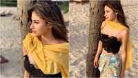 Mouni Roy enjoys her easy-breezy time and we can't stop looking at her! 