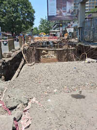 Wadgaon Sheri storm water drainage work crawls, residents fear monsoon chaos
