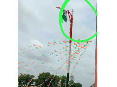Telangana: Cross symbol on flag pole lands school in controversy